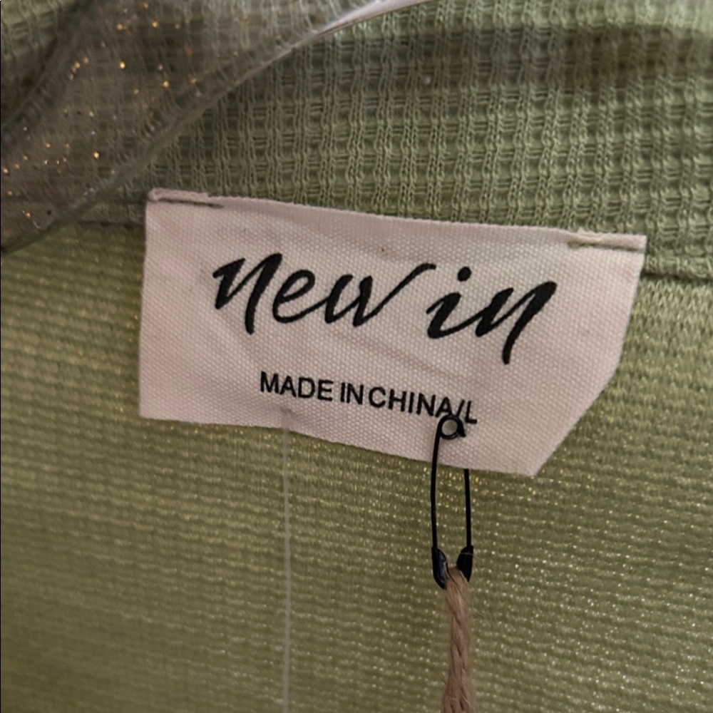 New In Sage Green Lace Jacket - Picture 4 of 5